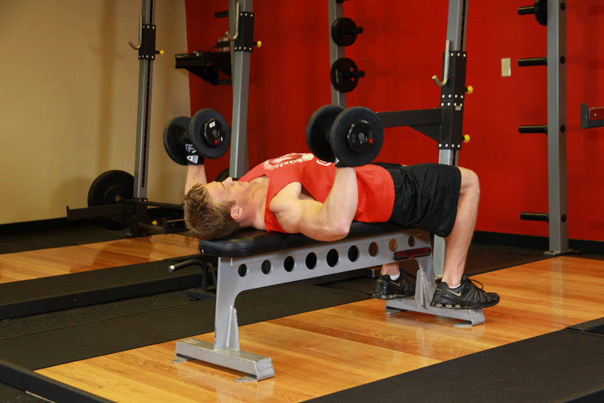 Flat Bench Press (Mancuerna)